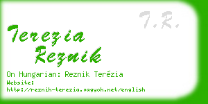 terezia reznik business card